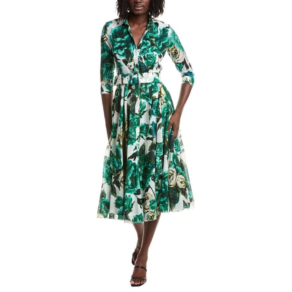 Samantha Sung Womens Aster Midi Dress